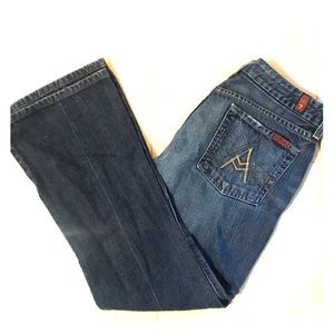 7 for All Mankind Low Rise Bootcut Jeans Size 29